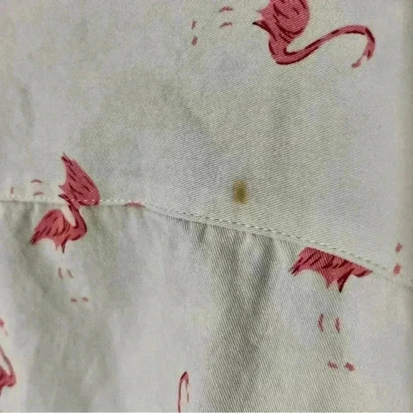 JOGAL Men mint flamingo button down | size XL - Picture 4 of 4
